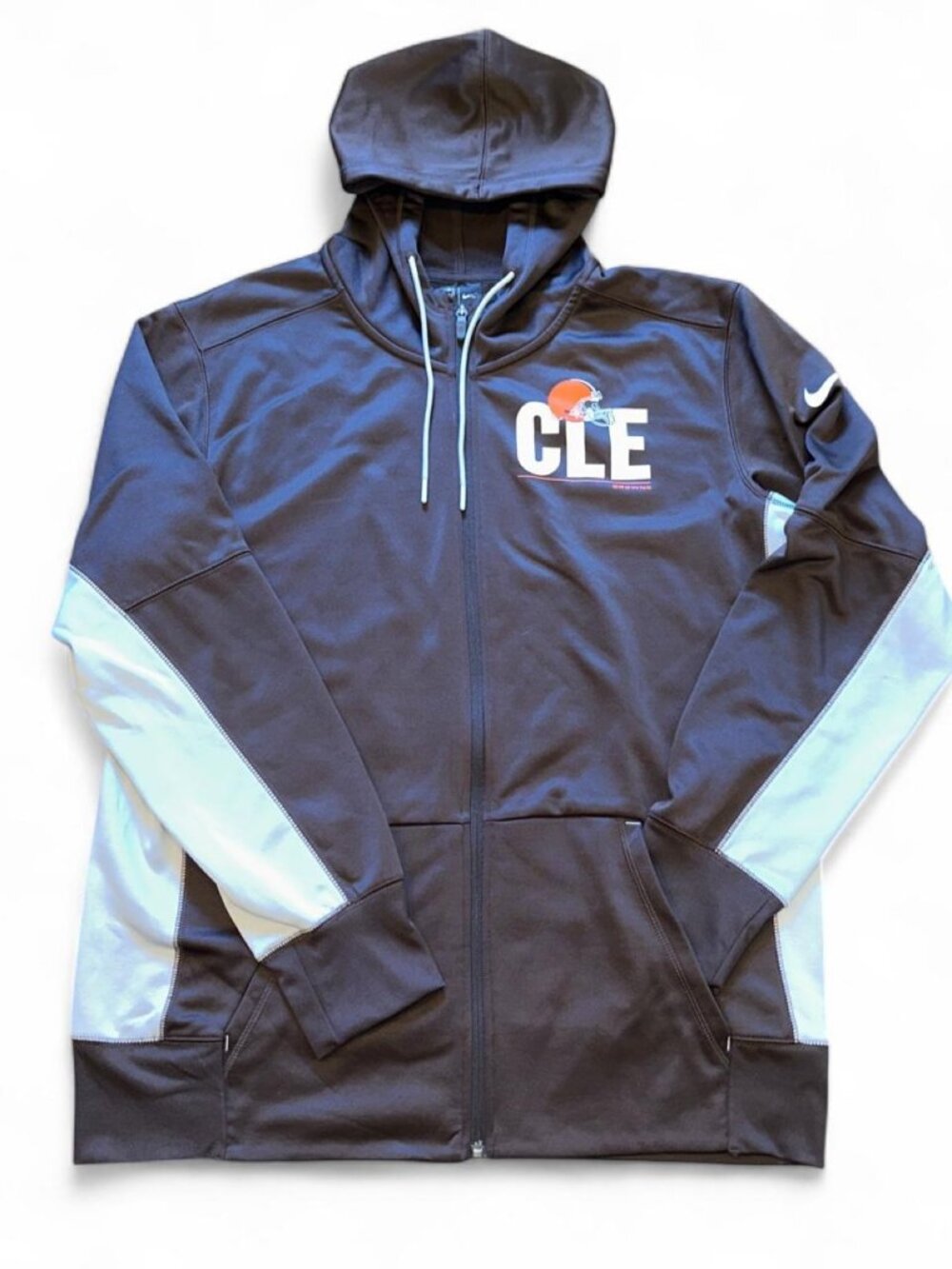 Licensed Nike Cleveland Browns NFL zip-up hoodie